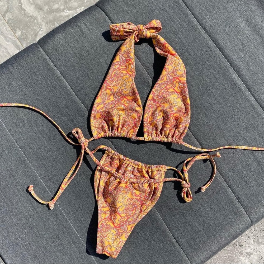 Miesis Swimwear Top (M) & Bottom(L) bikini set.